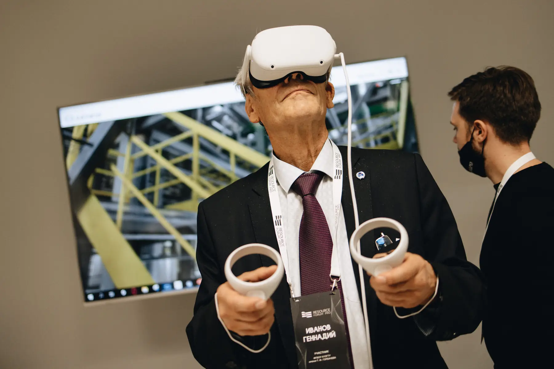 Знакомство участников с VR-технологией