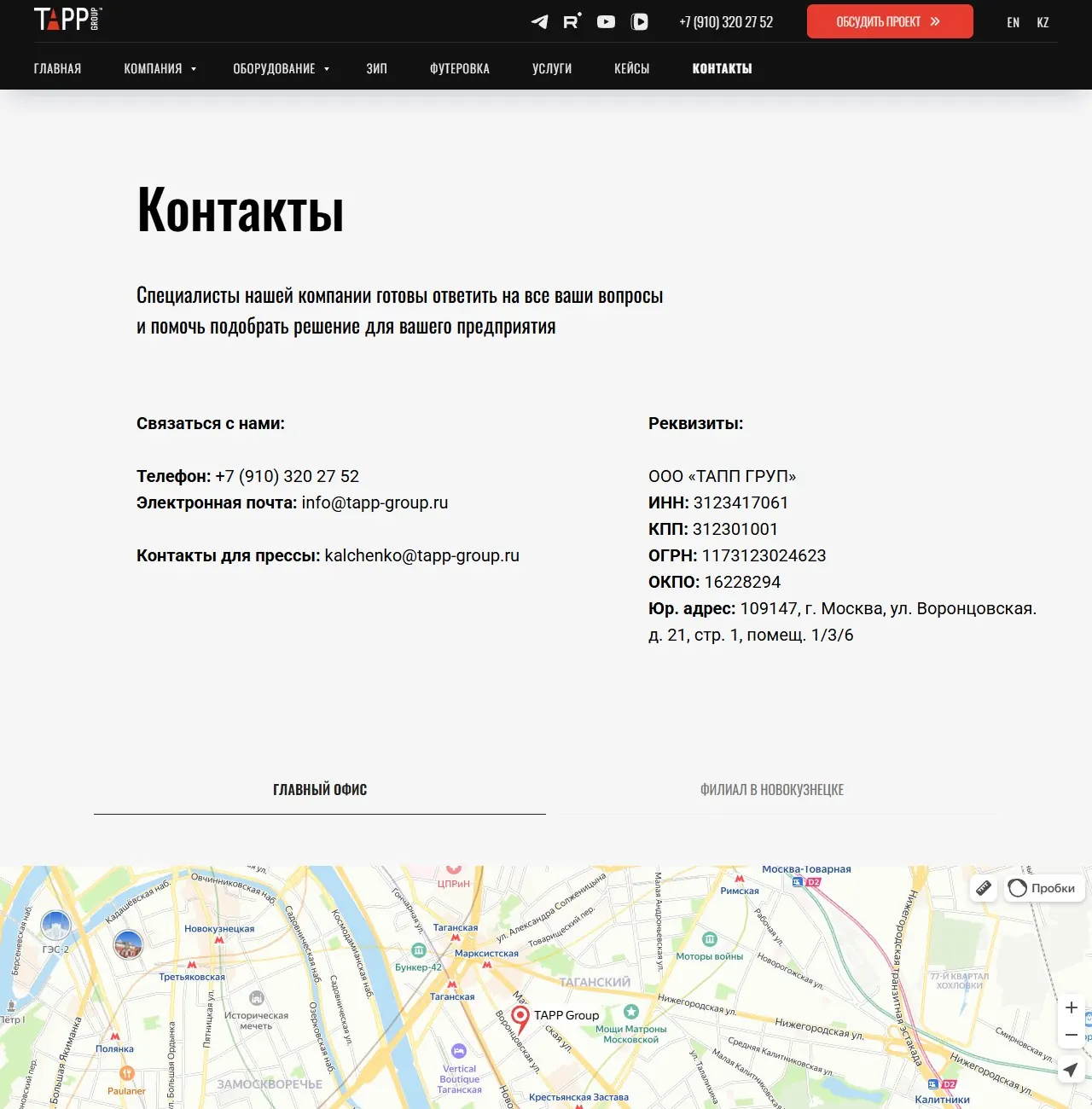 Контакты
